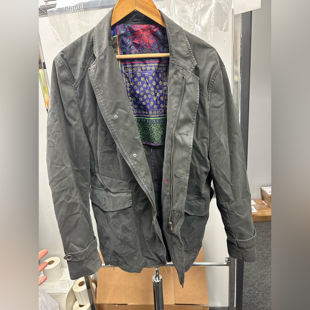 Men’s Robert Graham Outpost 5 Pocket Tailored Fit Woven Jacket •Size XL